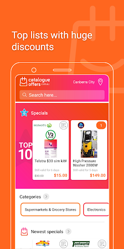 Screenshot of Catalogues & offers Australia