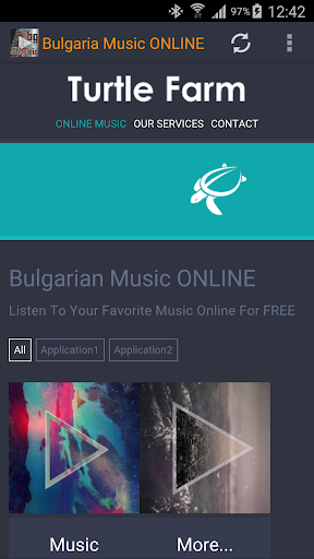 Android application Bulgarian Music ONLINE screenshort