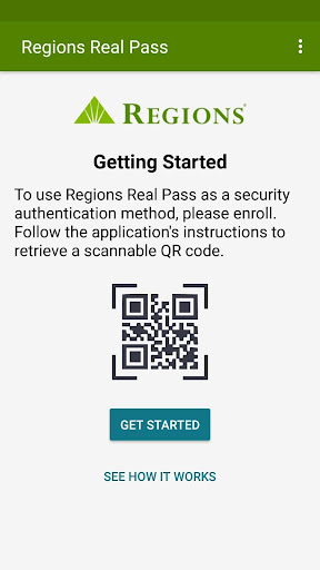 Screenshot of Regions Real Pass