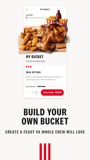KFC - Order On The Go Screen 3