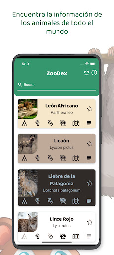 ZooDex Screen 2