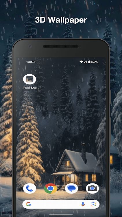 Real Snowfall Live Wallpaper - 1.2 - (Android)