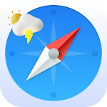 Smart compass app: weather forecast, GPS location Apk