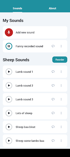 Android application Sheep Sounds screenshort