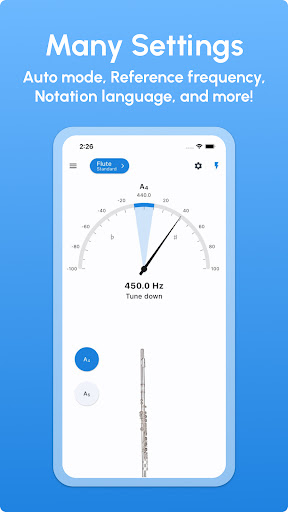 Screenshot of Flute Tuner - LikeTones