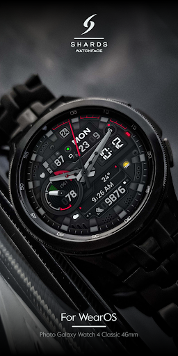 SH080 Watch Face, WearOS watch Screen 2