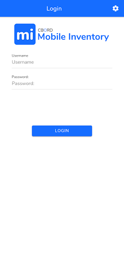 Android application CBORD Mobile Inventory screenshort