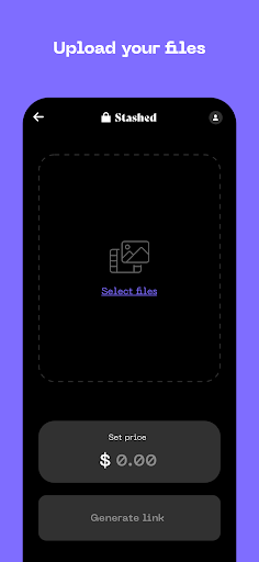 Stashed - Sell Private Files Screen 2