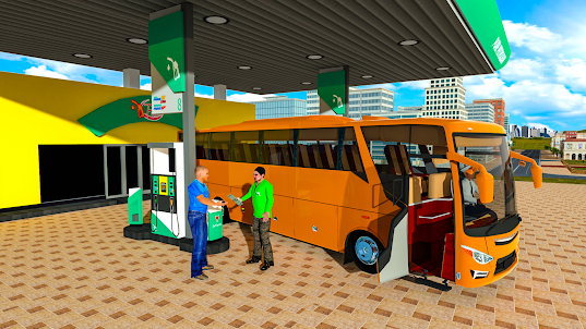 Игры с водителем автобуса 3D