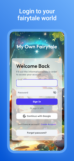 Android application My Own Fairytale screenshort