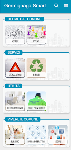 Android application Germignaga Smart screenshort