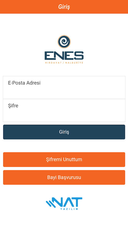 Android application Enes Hırdavat B2B screenshot