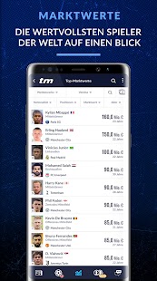 Transfermarkt Fußballdatenbank Screenshot