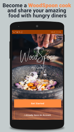 Android application WoodSpoon Chefs screenshort