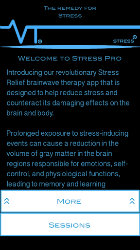 Android application Stress Pro screenshort