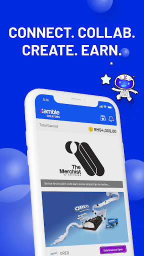 Android application Xamble Creators-Influencer App screenshort