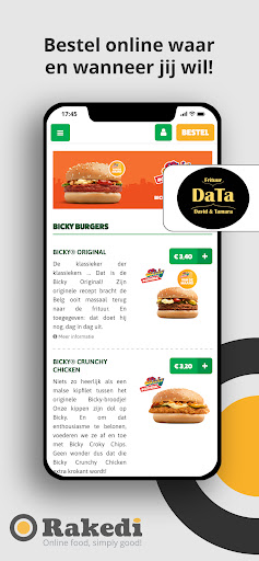 Frituur Data Screen 2