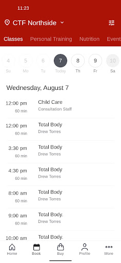 Screenshot of CrossTown Fitness Chicago