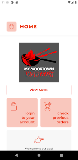Android application My Moortown Tandoori screenshort