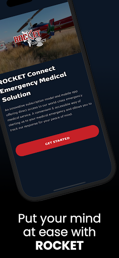 Android application ROCKET Connect screenshort