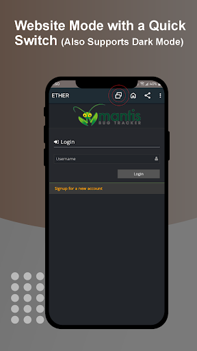 ETHER - MantisBT Mobile Client