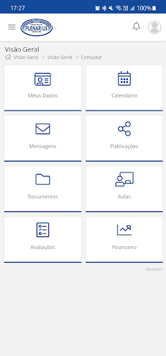 Android application Escola Plenarius screenshort