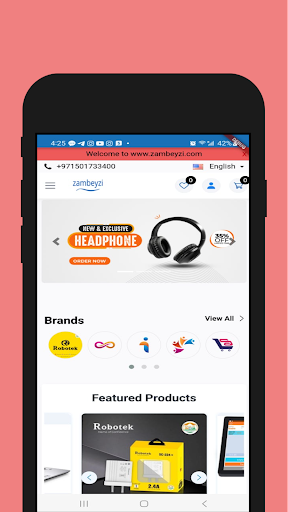 Android application Zambeyzi screenshort