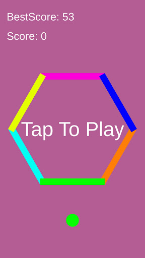 Android application BouncingDot2D screenshort