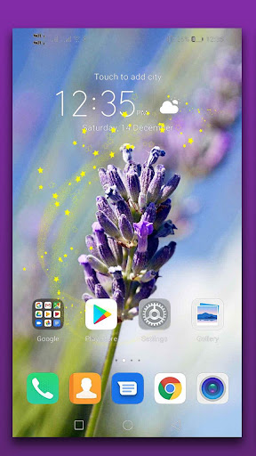Android application Lavender Live Wallpaper screenshort