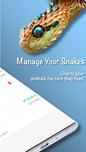 SnakeLog — Reptile Manager Screen 2