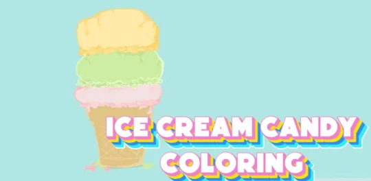 coloring candy ice cream
