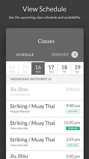 Android application Carlson Gracie Team Montreal screenshort
