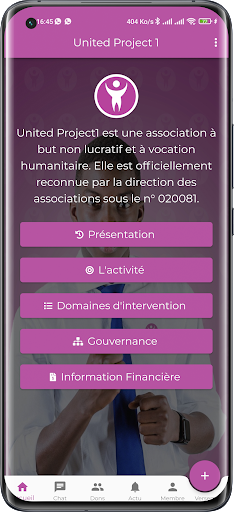 Android application United Project 1 screenshort