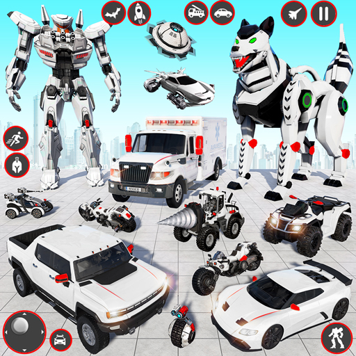 Ambulance Robot Transform Game  Icon