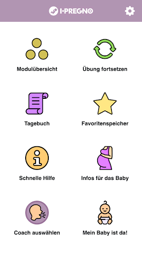 Android application I-PREGNO screenshort