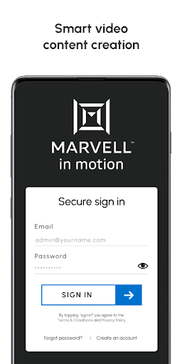 Android application Marvell in Motion screenshort