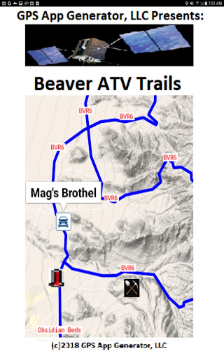 Android application Beaver ATV Trails screenshort