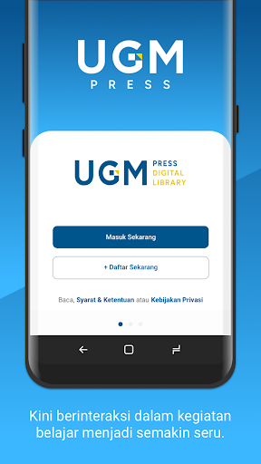 Android application UGM PRESS Digital Library screenshort