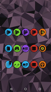 Umbra - Icon Pack Captura de tela