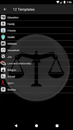Balance Your Life Screen 3