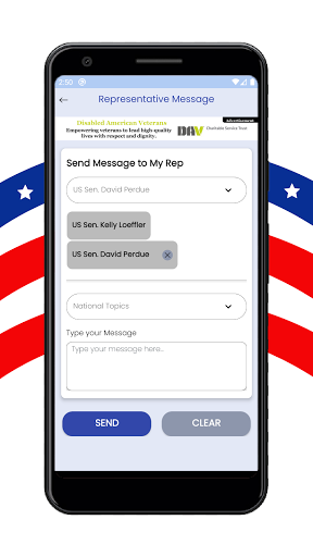 My-USRepConnect Screen 3