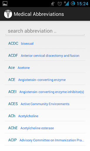 Medical Abbreviations 1.2.4 screenshots 1