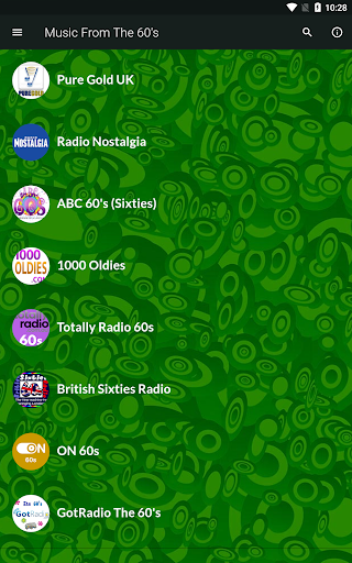 Android application Music From The 60's screenshort
