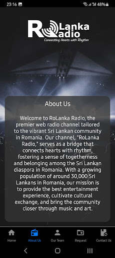 RoLanka Radio Screen 2