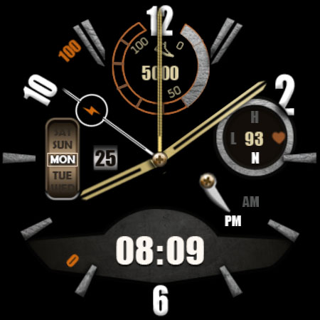 W-Design WOS035 Watch Face Screen 3