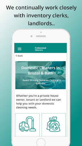 Professional Cleaners Screen 2