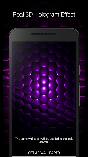 Hologram Live Wallpaper Pro Screen 3