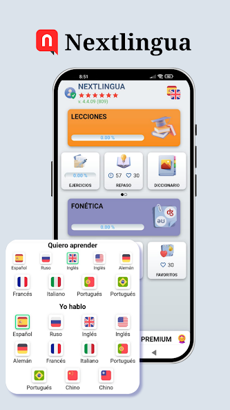 Nextlingua S.L. 4.4.25 APK + Мод (Unlimited money) за Android