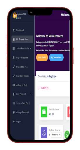 Noblekonnect Screen 2