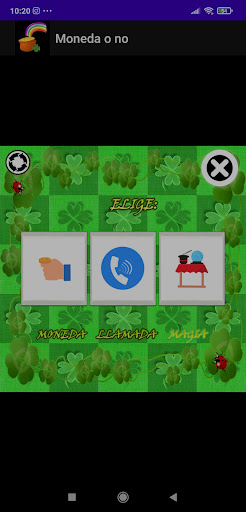 Android application Moneda o no screenshort